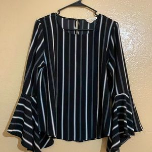 Black and white stripped Sweet Wanderer, size L